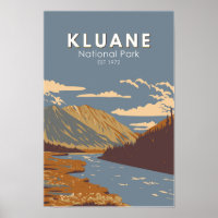 Kluane National Park Still Brook Canada Travel Art