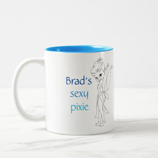 KM Golland Brad's Sexy Pixie Mug (Left)