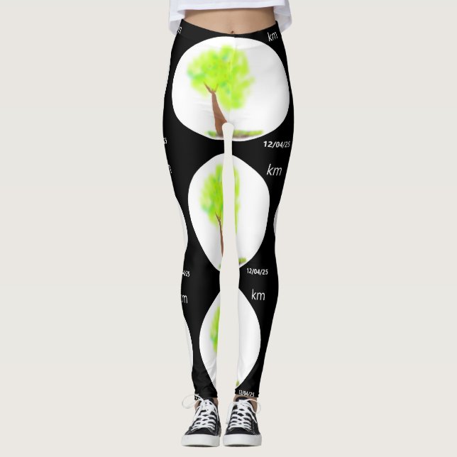 km tree painting leggings (Front)