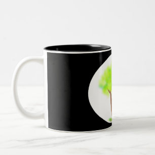 km tree painting mug