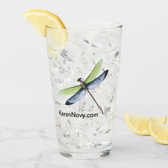 KN Dragonfly Pint Glass (Front Ice)