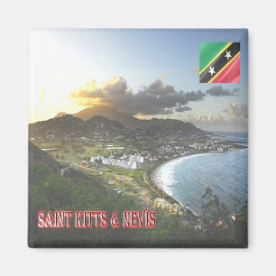 KN - Saint Kitts and Nevis - Frigate Bay Magnet