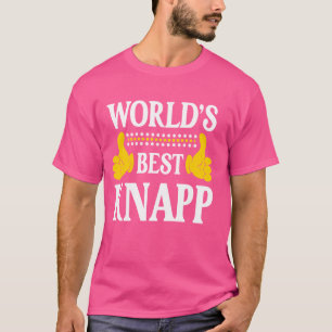 Knapp Surname Funny Team Family Last Name World's T-Shirt