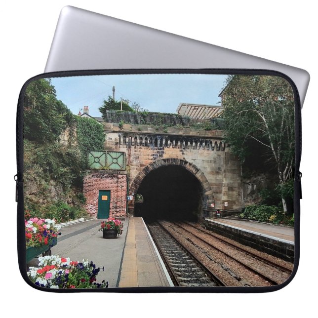 Knaresborough tunnel laptop sleeve (Front)