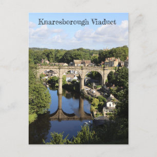Knaresborough Viaduct, England Postcard