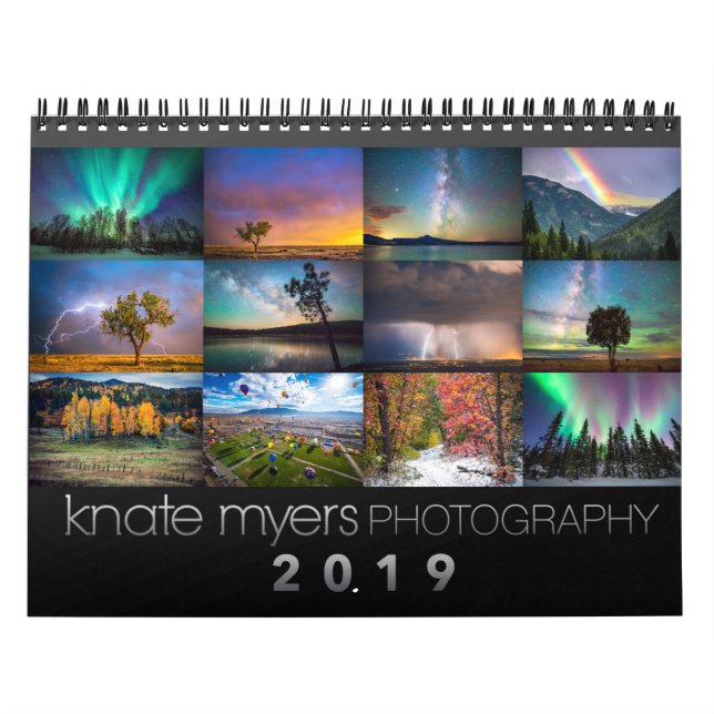 Knate Myers Photography 2019 Calendar (Cover)