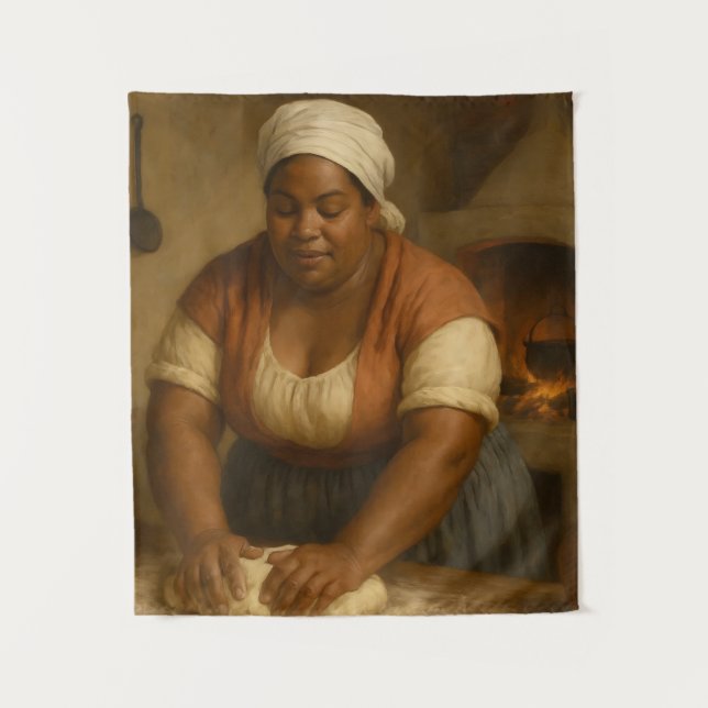 Kneading Bread Tapestry (Front)