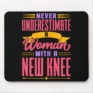 Knee Replacement For Women New Knee Surgery Recove Mouse Pad
