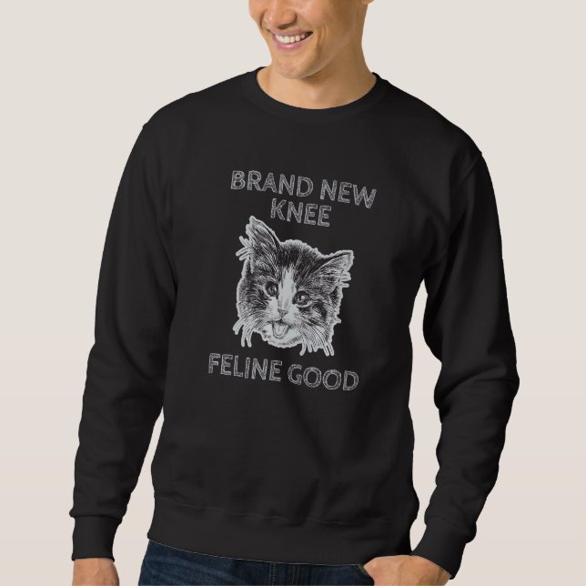 Knee Replacement Inspired Knee Recovery Related Ac Sweatshirt (Front)