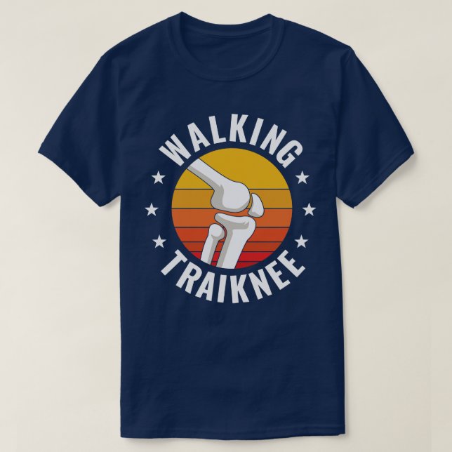 Knee Replacement Physical Therapy Surgery Recovery T-Shirt (Design Front)