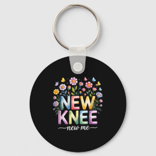 Knee Replacement Recovery Surgery Funny New Knee N Key Ring