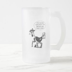 Knee Replacement Surgery - Fun Quote Frosted Glass Beer Mug