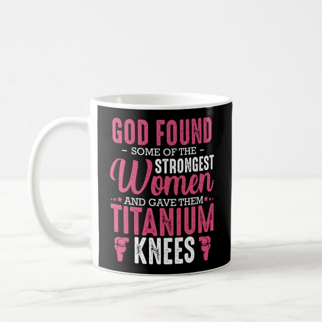 Knee Replacement Surgery Hospital Recovery Get Wel Coffee Mug (Left)