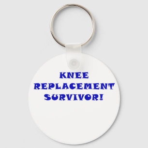 Knee Replacement Survivor Key Ring