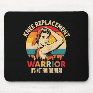 Knee Replacement Warrior Uplifting For Post-surger Mouse Pad