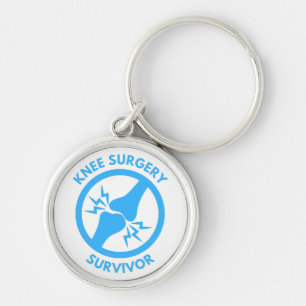 Knee Surgery Survivor Key Ring
