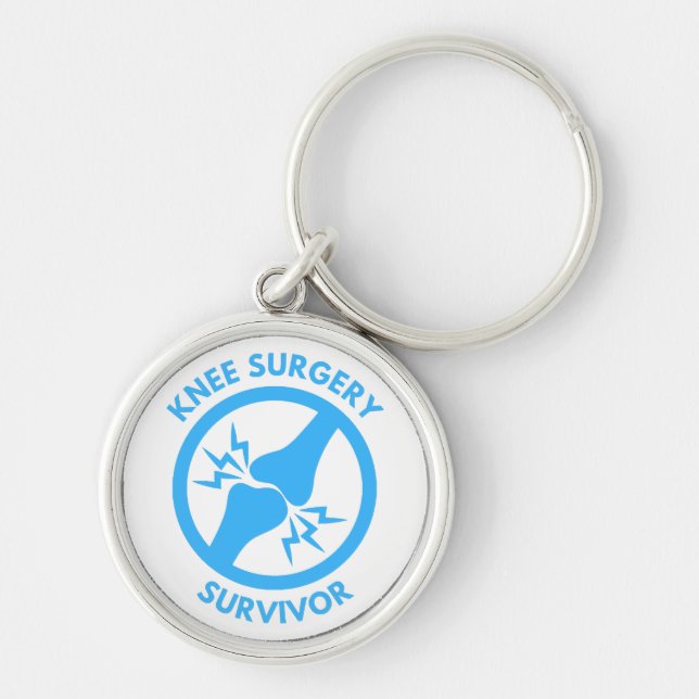 Knee Surgery Survivor  Key Ring (Front)