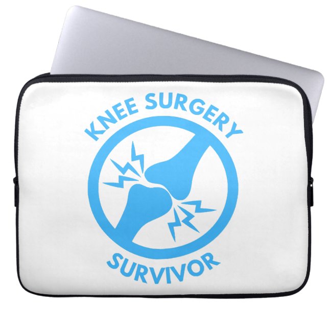 Knee Surgery Survivor  Laptop Sleeve (Front)