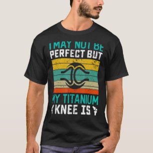 Knee Surgery Survivor  Retro Bionic Club Knee Repl T-Shirt