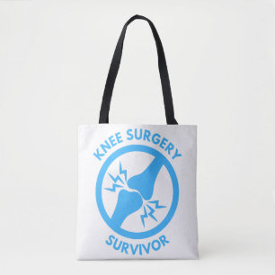 Knee Surgery Survivor  Tote Bag