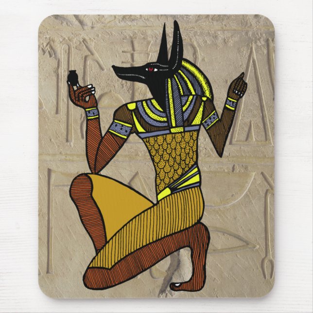 Kneeling Anubis Mousepad (Front)