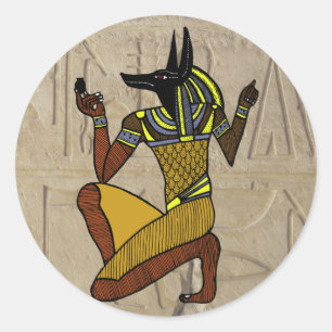 Kneeling Anubis Sticker