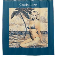 Kneeling Blonde Bikini Model Thunder_Cove