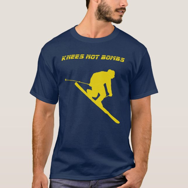 Knees Not Bombs T-Shirt (Front)