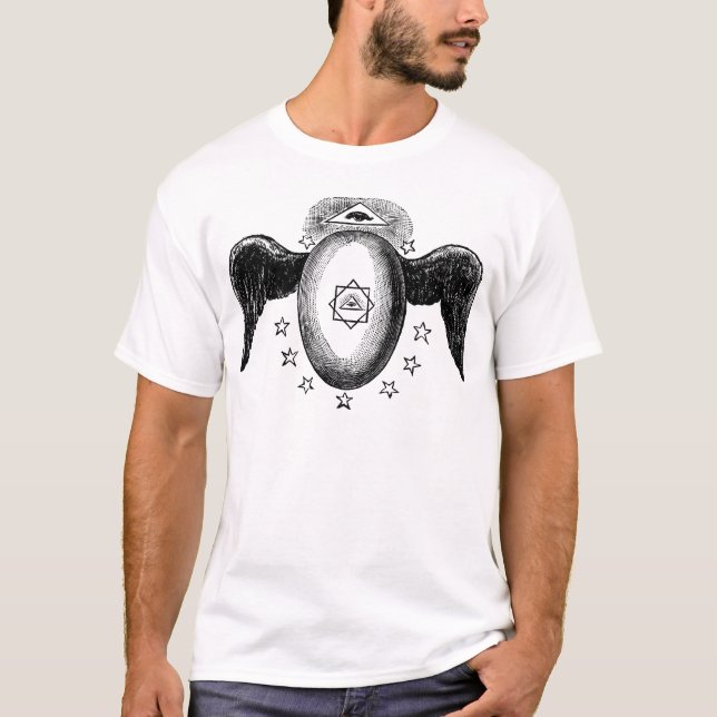 Kneph All Seeing Eye Masonic Symbol T-Shirt (Front)