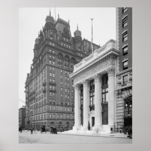Knickerbocker Trust Building & Waldorf Astoria Poster