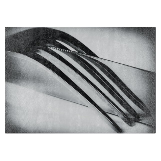 Knife and Fork Cutting Board (Front)