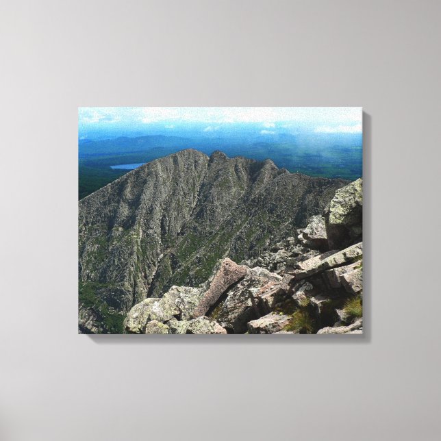 Knife Edge, Katahdin, Maine Canvas Print (Front)
