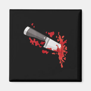 Knife In The Ck Halloween Murder Costume Knife In Magnet