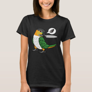 Knife Parrot Wants Seeds I Black headed Caique T-Shirt