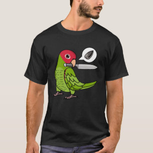 Knife Parrot Wants Seeds I Cherry headed Conure T-Shirt