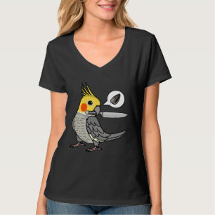 Knife Parrot Wants Seeds I Cockatiel T-Shirt