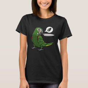 Knife Parrot Wants Seeds I Hahns Macaw T-Shirt