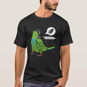Knife Parrot Wants Seeds I Nanday Conure T-Shirt