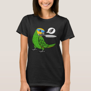 Knife Parrot Wants Seeds I Orange winged Amazon T-Shirt