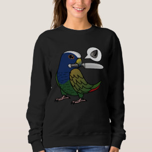 Knife Parrot Wants Seeds I White capped Pionus Sweatshirt