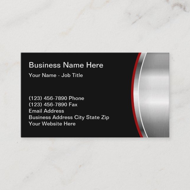 Knife Sharpening Restaurant Supplies Business Card (Front)