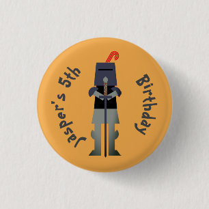 Knight 3 Cm Round Badge