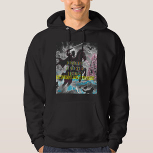 Knight and Horse Powerful Art Men's Hoodie