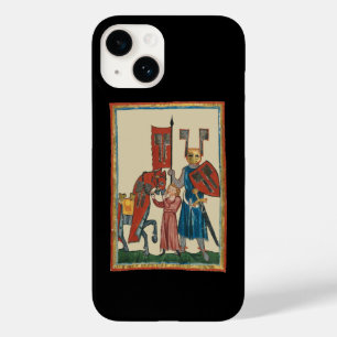 Knight and Squire, 14th Century Mediaeval Art Case-Mate iPhone 14 Case