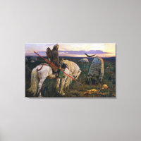 Knight at the Crossroads Victor Vasnetsov art