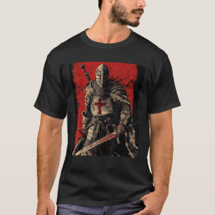 Knight Christian Templar Warrior Of God Crusader G T-Shirt