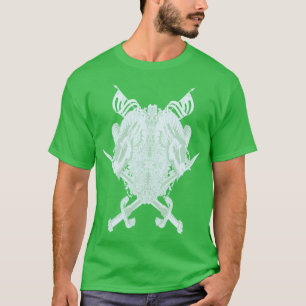 Knight Coat Of Arms Goats Illustration T-Shirt