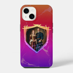 Knight Coat of Arms Mediaeval Old Fashioned Gift iPhone 14 Case