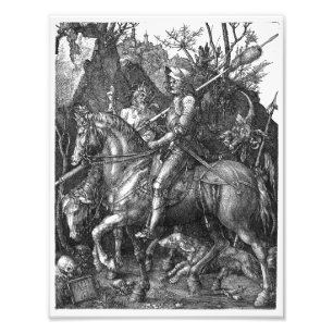 Knight Death Devil Albrecht Durer engraving art p Photo Print