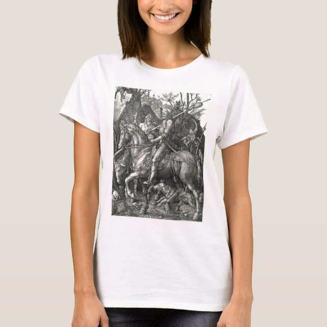 Knight, Death & the Devil - Albrecht Dürer c. 1513 T-Shirt (Front)